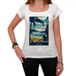 Cape Henlopen Pura Vida Beach Name White Womens Short Sleeve Round Neck T-Shirt 00297 - White / Xs - Casual