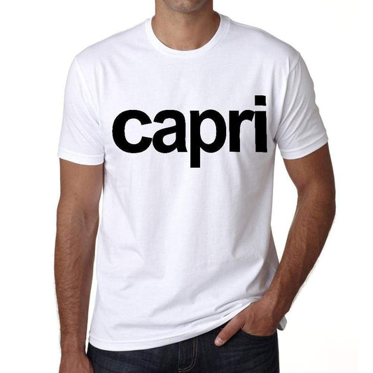 Capri Tourist Attraction Mens Short Sleeve Round Neck T-Shirt 00071