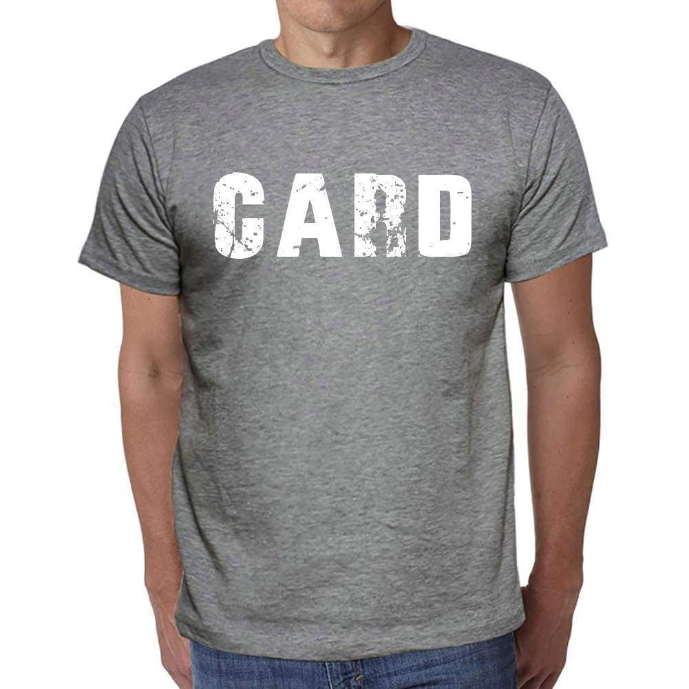 Card Mens Short Sleeve Round Neck T-Shirt 00039 - Casual