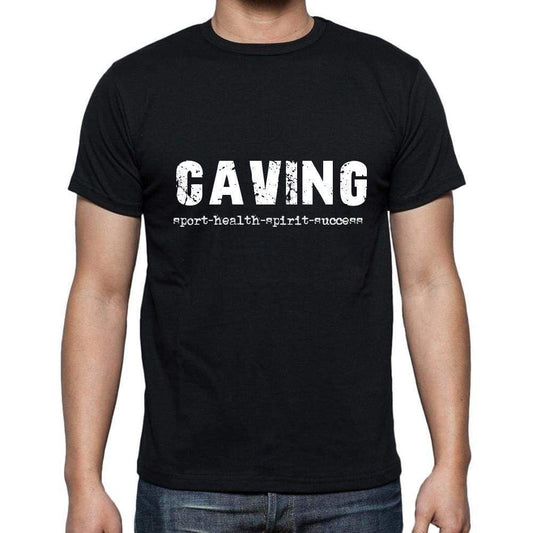 Caving Sport-Health-Spirit-Success Mens Short Sleeve Round Neck T-Shirt 00079 - Casual