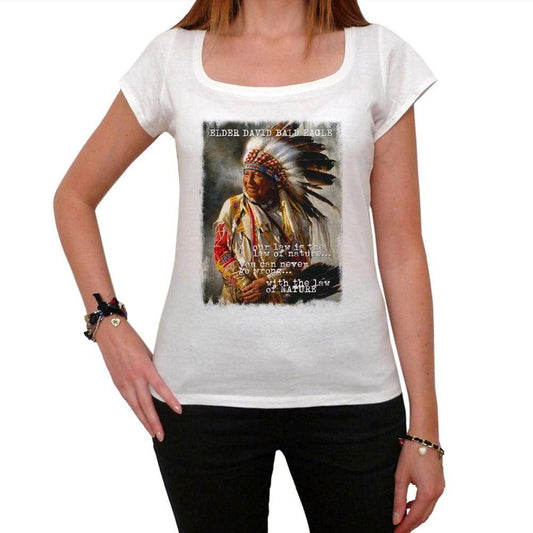 Chief Bald Eagle Tshirt David Bald Eagle Tshirt Womens Short Sleeve Scoop Neck Tee 00247