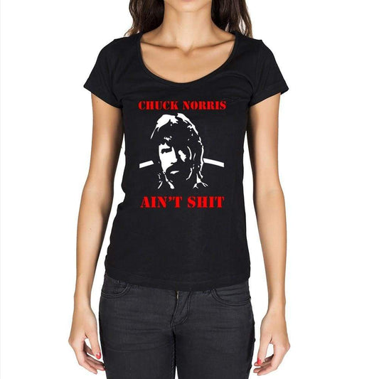 Chuck Norris Aint Black Black Tshirt Gift Tshirt Black Womens T-Shirt 00249