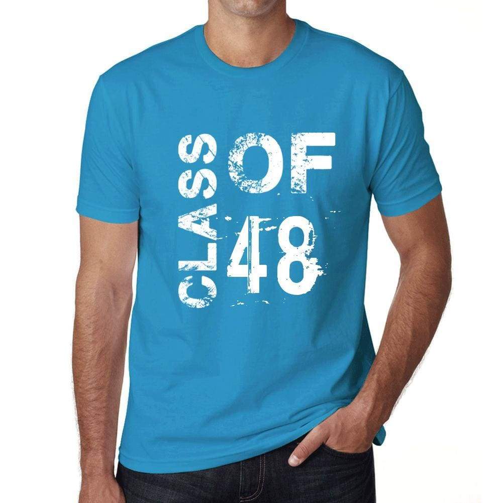 Class Of 48 Grunge Mens T-Shirt Blue Birthday Gift 00483 - Blue / Xs - Casual