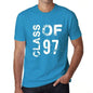 Class Of 97 Grunge Mens T-Shirt Blue Birthday Gift 00483 - Blue / Xs - Casual