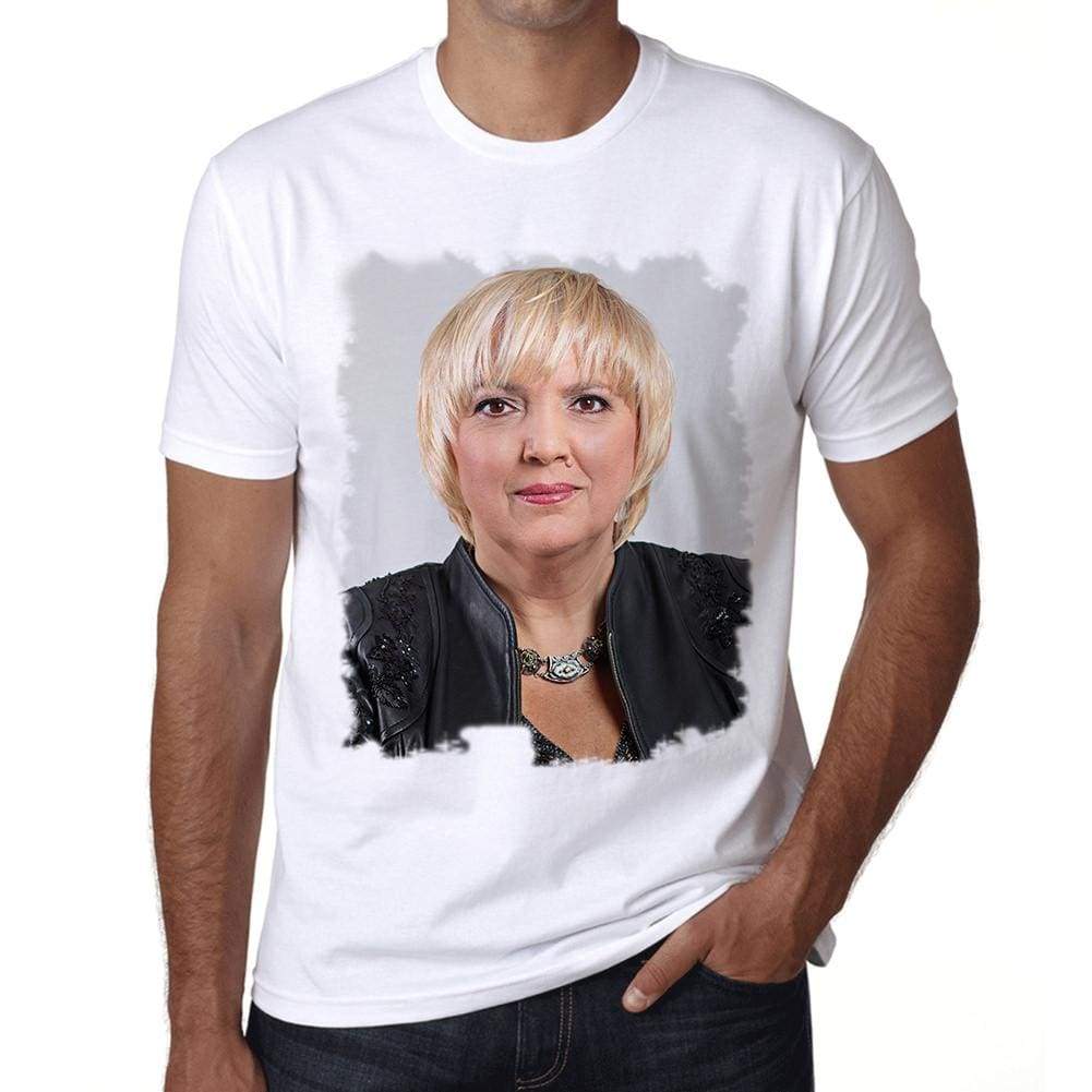 Claudia Roth Mens T Shirt White Birthday Gift 00515 - White / Xs - Casual