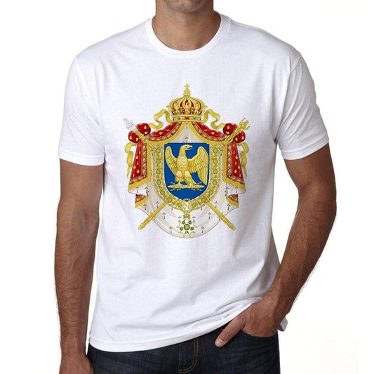 Coat Of Arms Second French Empire Mens Short Sleeve Round Neck T-Shirt 00170