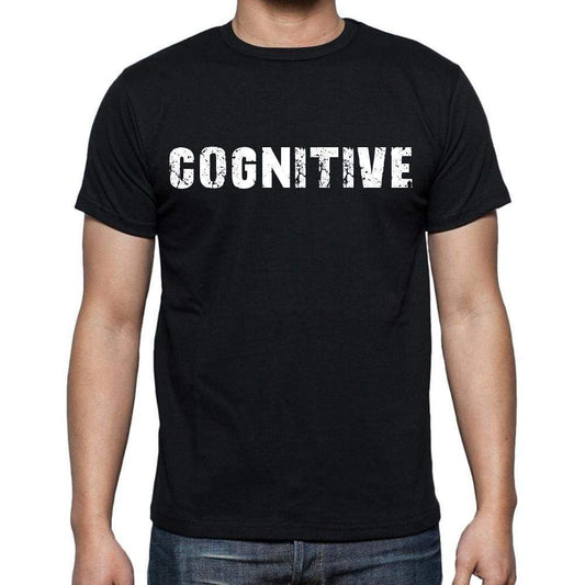 Cognitive Mens Short Sleeve Round Neck T-Shirt Black T-Shirt En