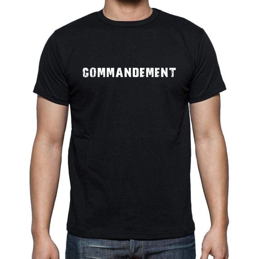 Commandement French Dictionary Mens Short Sleeve Round Neck T-Shirt 00009 - Casual