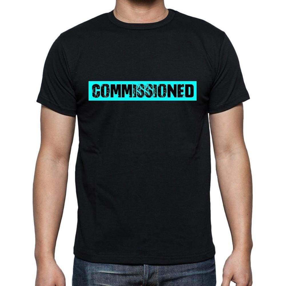 Commissioned T Shirt Mens T-Shirt Occupation S Size Black Cotton - T-Shirt
