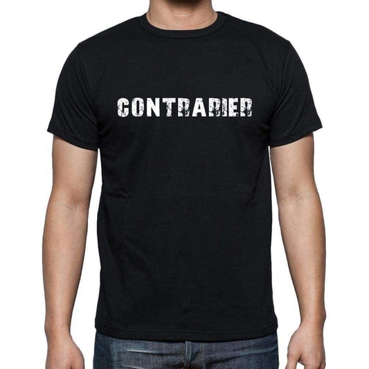 Contrarier French Dictionary Mens Short Sleeve Round Neck T-Shirt 00009 - Casual
