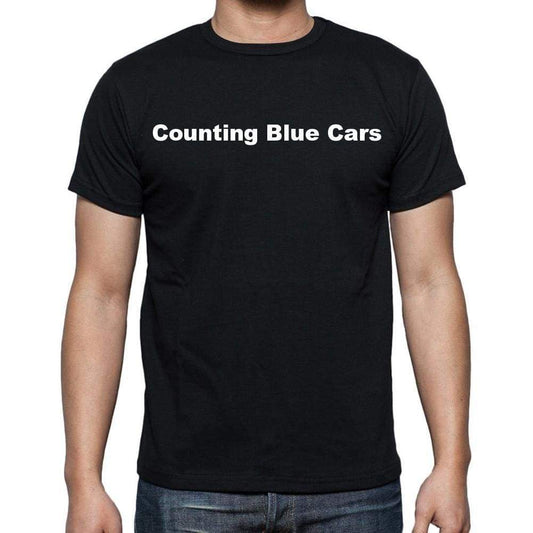 Counting Blue Cars Mens Short Sleeve Round Neck T-Shirt - Casual