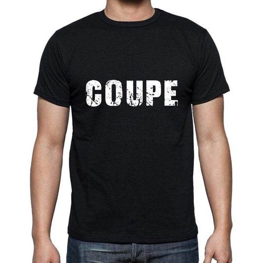 Coupe Mens Short Sleeve Round Neck T-Shirt 5 Letters Black Word 00006 - Casual