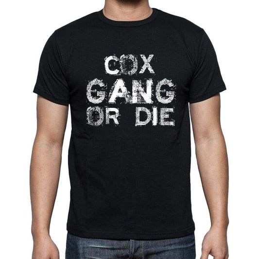 Cox Family Gang Tshirt Mens Tshirt Black Tshirt Gift T-Shirt 00033 - Black / S - Casual