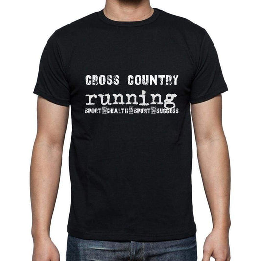 Cross Country Running Sport-Health-Spirit-Success Mens Short Sleeve Round Neck T-Shirt 00079 - Casual