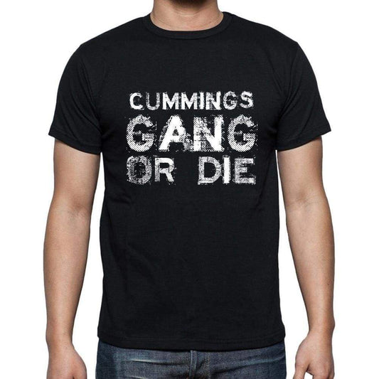 Cummings Family Gang Tshirt Mens Tshirt Black Tshirt Gift T-Shirt 00033 - Black / S - Casual