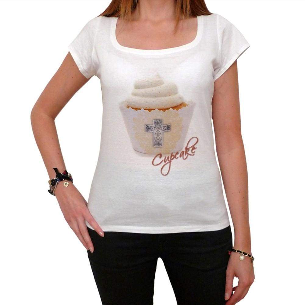 Cupcake Christian Holy Trinity Faith Womens Short Sleeve Scoop Neck Tee 00152