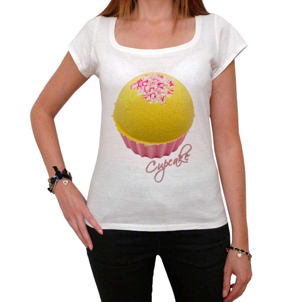 Cupcake Lemon Icecream Womens Short Sleeve Scoop Neck Tee 00152