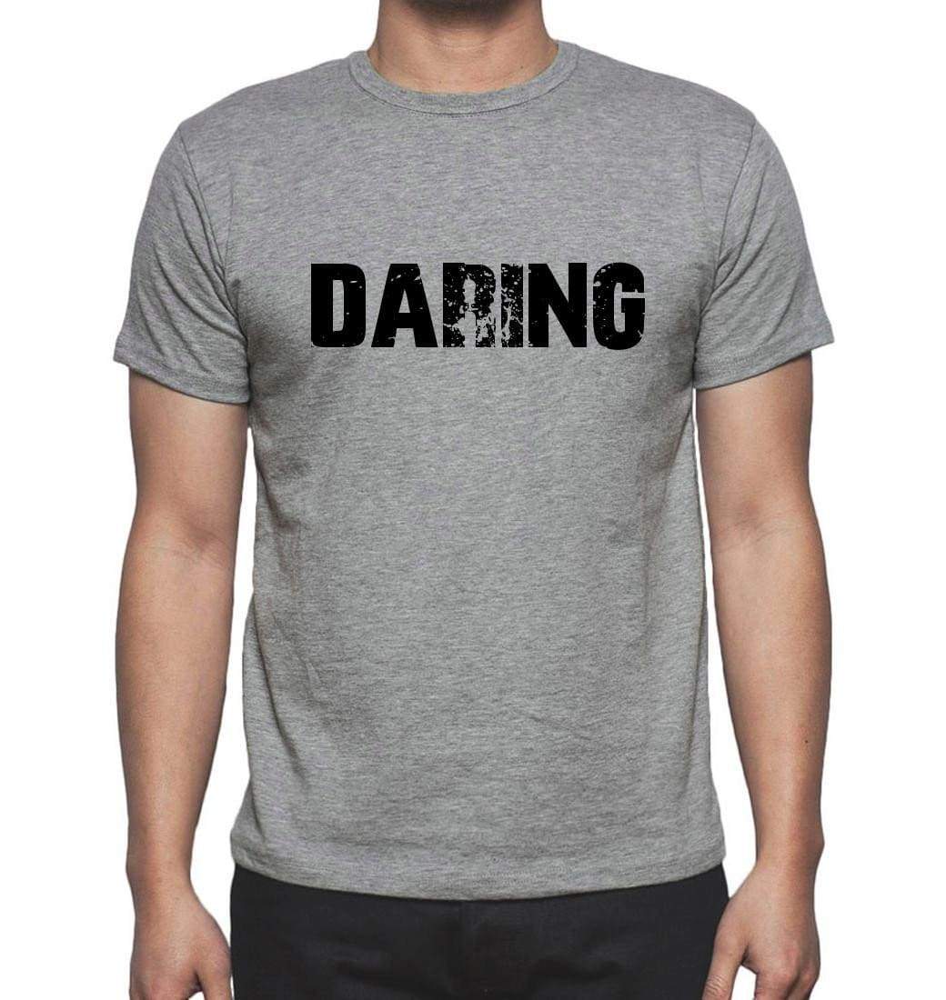 Daring Grey Mens Short Sleeve Round Neck T-Shirt 00018 - Grey / S - Casual