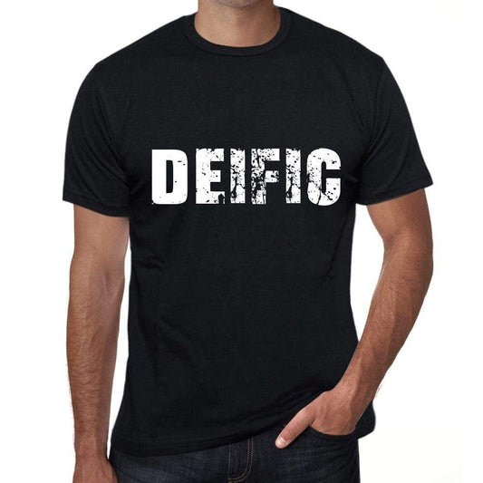 Deific Mens Vintage T Shirt Black Birthday Gift 00554 - Black / Xs - Casual