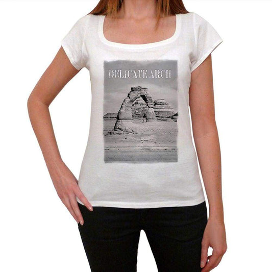 Delicate Arch In Arches National Park Womens Short Sleeve Round Neck T-Shirt 00111
