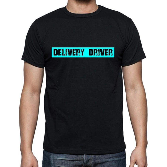 Delivery Driver T Shirt Mens T-Shirt Occupation S Size Black Cotton - T-Shirt