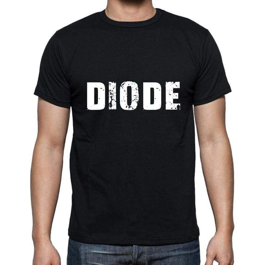 diode <span>Men's</span> <span>Short Sleeve</span> <span>Round Neck</span> T-shirt , 5 letters Black , word 00006 - ULTRABASIC