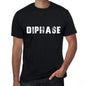 Diphase Mens Vintage T Shirt Black Birthday Gift 00555 - Black / Xs - Casual