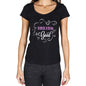 Direction Is Good Womens T-Shirt Black Birthday Gift 00485 - Black / Xs - Casual