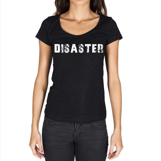 Disaster Womens Short Sleeve Round Neck T-Shirt - Casual