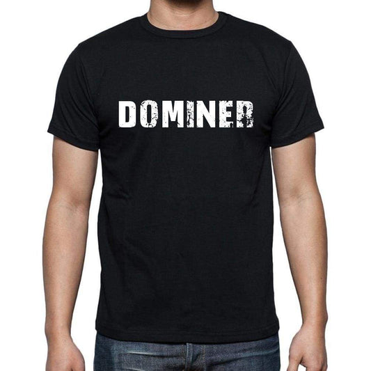 Dominer French Dictionary Mens Short Sleeve Round Neck T-Shirt 00009 - Casual
