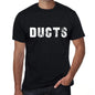 Ducts Mens Retro T Shirt Black Birthday Gift 00553 - Black / Xs - Casual