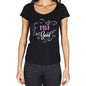 East Is Good Womens T-Shirt Black Birthday Gift 00485 - Black / Xs - Casual