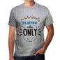 Elating Vibes Only Grey Mens Short Sleeve Round Neck T-Shirt Gift T-Shirt 00300 - Grey / S - Casual