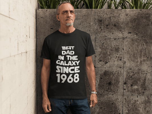 Best Dad, 1968 Best Dad Men's T shirt Black Birthday Gift 00112
