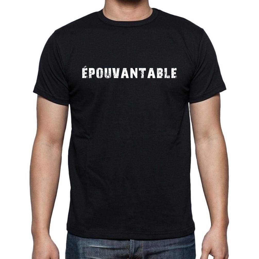 Épouvantable French Dictionary Mens Short Sleeve Round Neck T-Shirt 00009 - Casual