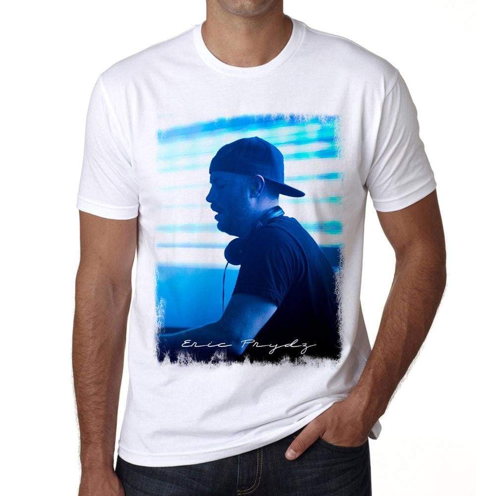 Eric Prydz, DJ T-Shirt for men, White T shirt gift - Ultrabasic