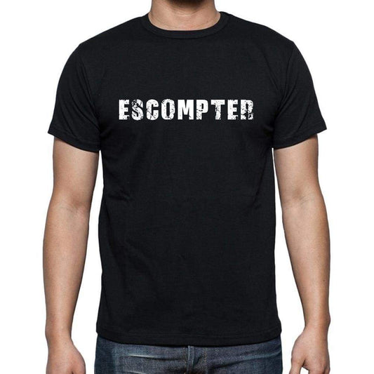 Escompter French Dictionary Mens Short Sleeve Round Neck T-Shirt 00009 - Casual