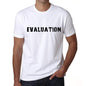 Evaluation Mens T Shirt White Birthday Gift 00552 - White / Xs - Casual