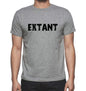 Extant Grey Mens Short Sleeve Round Neck T-Shirt 00018 - Grey / S - Casual