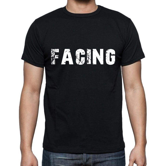 Facing Mens Short Sleeve Round Neck T-Shirt 00004 - Casual
