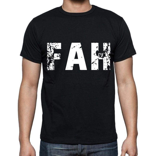 Fah Men T Shirts Short Sleeve T Shirts Men Tee Shirts For Men Cotton Black 3 Letters - Casual