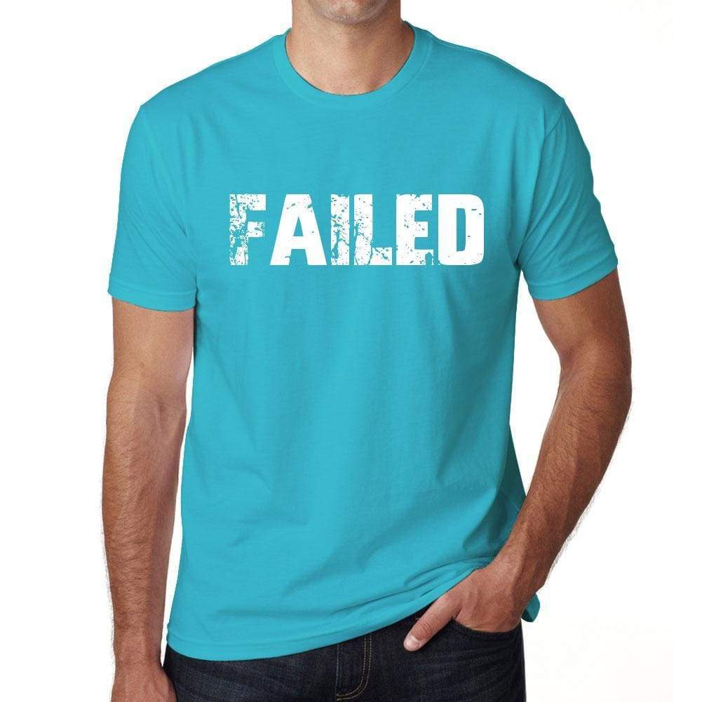 Failed Mens Short Sleeve Round Neck T-Shirt 00020 - Blue / S - Casual