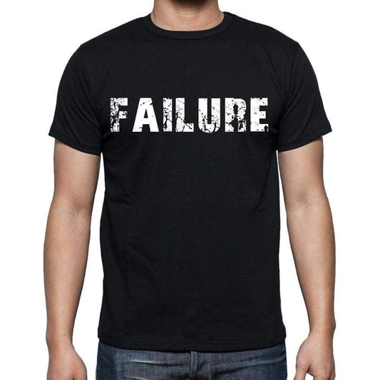 Failure Mens Short Sleeve Round Neck T-Shirt Black T-Shirt En