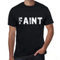 Faint Mens Retro T Shirt Black Birthday Gift 00553 - Black / Xs - Casual
