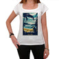 Falesia Pura Vida Beach Name White Womens Short Sleeve Round Neck T-Shirt 00297 - White / Xs - Casual