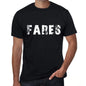 Fares Mens Retro T Shirt Black Birthday Gift 00553 - Black / Xs - Casual