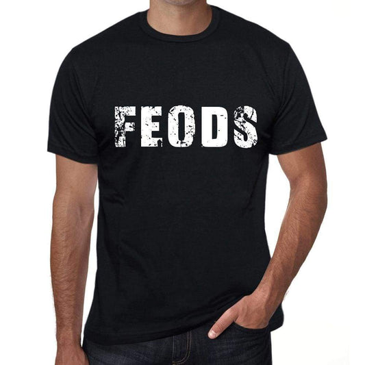 Feods Mens Retro T Shirt Black Birthday Gift 00553 - Black / Xs - Casual
