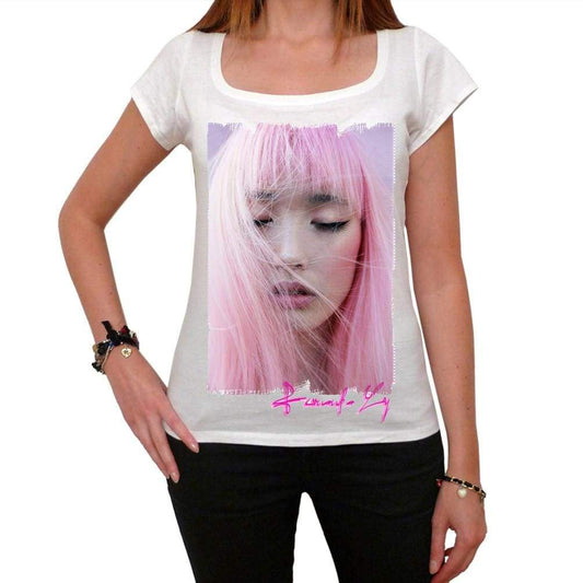 Fernanda Ly Pink Hair Womens T-Shirt Gift T Shirt Womens Tee 00167 - T-Shirt