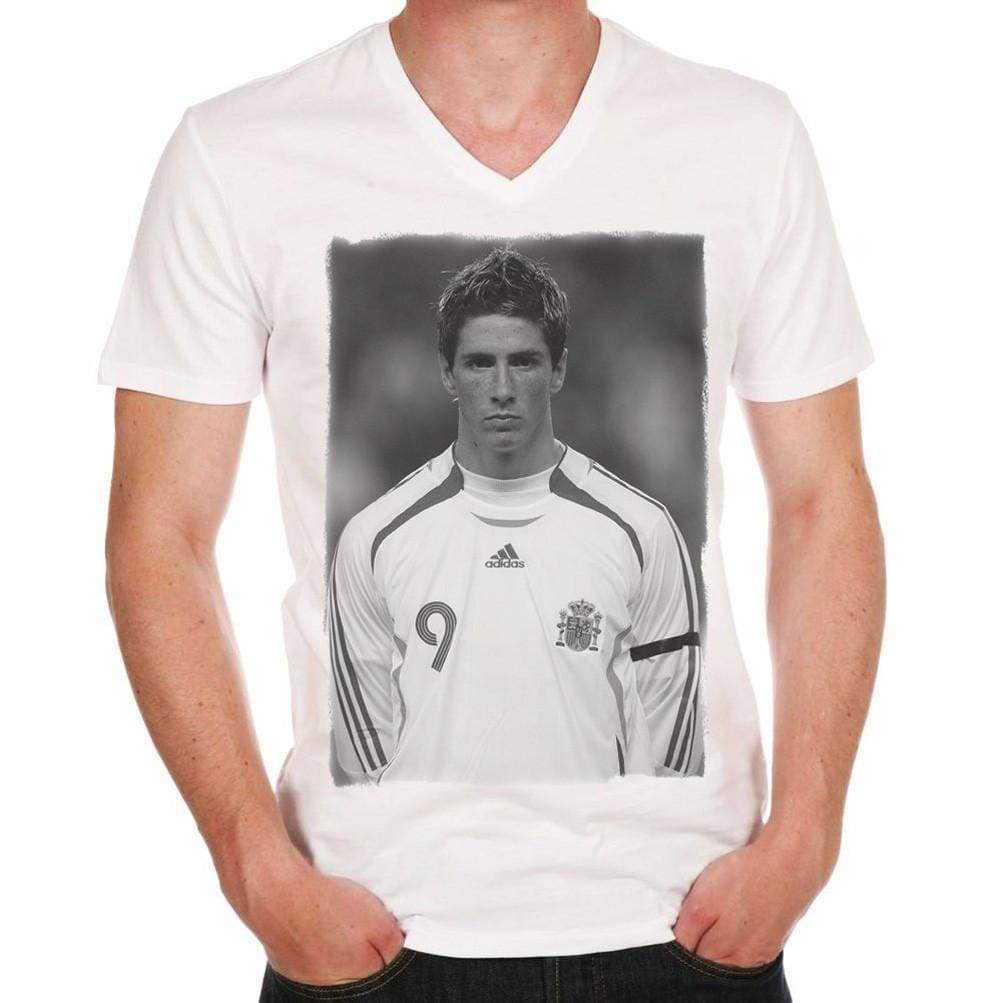 Fernando Torres Football Soccer T-Shirt For Mens Short Sleeve Cotton Tshirt Men T Shirt 00034 - T-Shirt