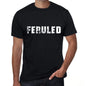 feruled Mens Vintage T shirt Black Birthday Gift 00555 - Ultrabasic